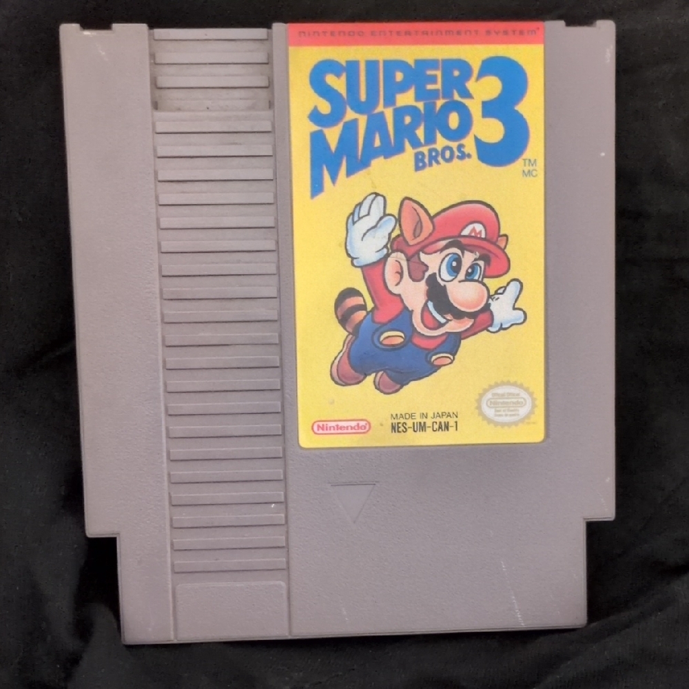 Nintendo Super Mario Bros. 3 Game Cartridge - Yellow and Gray
